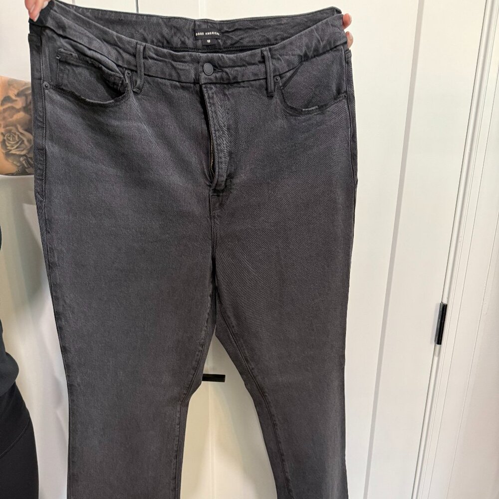 Good American Black Jeans Size 16T